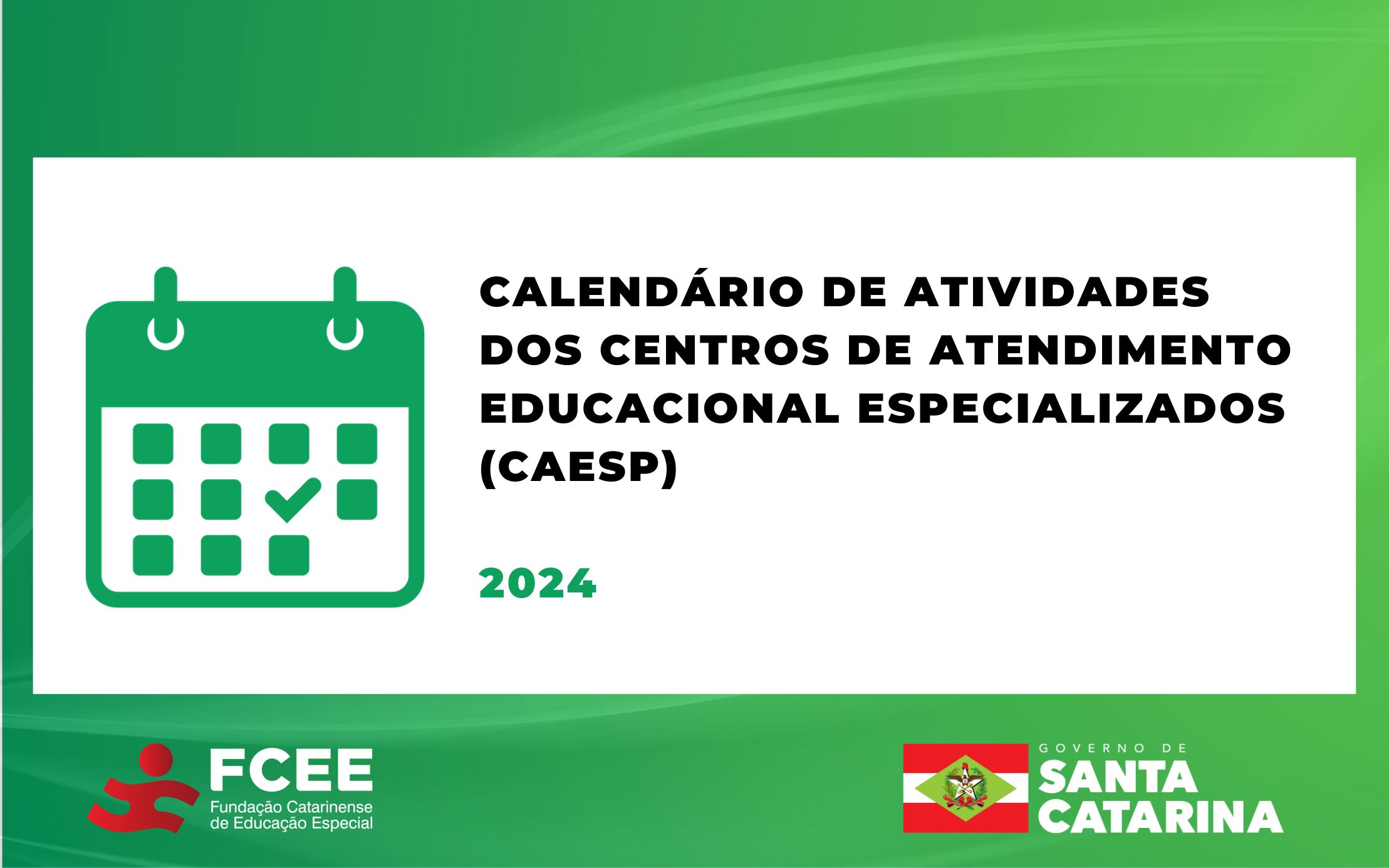 imagem com texto Calendario Caesps 2024